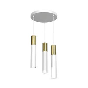 Luster na lanku CASSA 3xGU10/8W/230V biela/zlatá 4143 vyobraziť