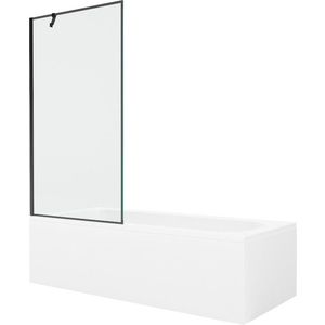 MEXEN/S - Vega obdĺžniková vaňa 160 x 70 cm s panelom + vaňová zástena 90, čierna vzor 550116070X9509007070 vyobraziť