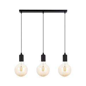 Luster na lanku MIROS 3xE27/60W/230V čierna vyobraziť