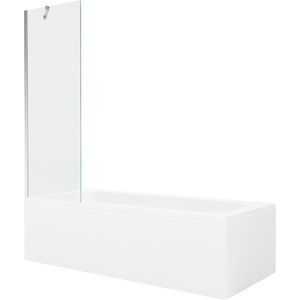 MEXEN/S - Vega obdĺžniková vaňa 170 x 70 cm s panelom + vaňová zástena 60, transparent, chróm 550117070X9506000001 vyobraziť