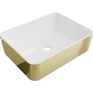 MEXEN - Catia umývadlo na dosku 48 x 37, biela/zlatá 21314806 vyobraziť