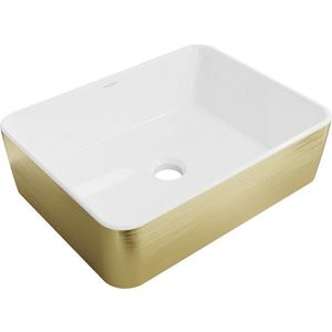 MEXEN - Catia umývadlo na dosku 48 x 37, biela/zlatá vzor 21314817 vyobraziť