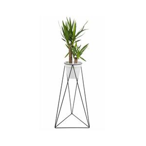 HowHomely Stojan na kvetináč TRIANGL 90x50 cm čierna 10-1533/90/ vyobraziť