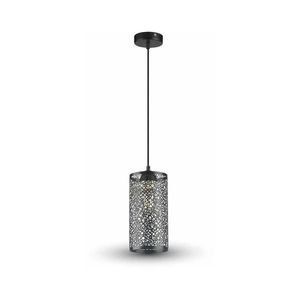Luster na lanku 1xE27/60W/230V čierna vyobraziť
