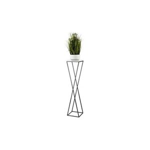 HowHomely Stojan na kvety LOFT 100x24 cm čierna/biela 10-1630-100-BW-MDF vyobraziť