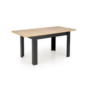 Jedálenský rozkladací stôl Bagio 120/160 cm dub artisan/čierny vyobraziť