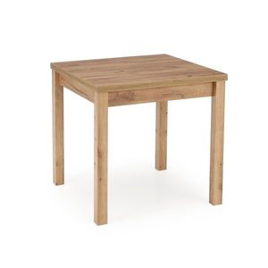Jedálenský rozkladací stôl GRACJAN 80/160 cm dub remeselný zlatý vyobraziť