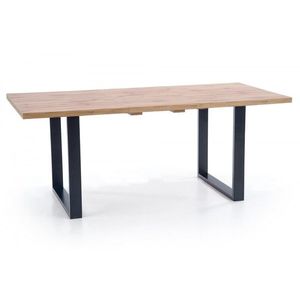 Jídelní rozkládací stůl Mevon 2 160/210 cm dub wotan/černý vyobraziť