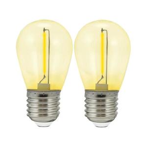 SADA 2x LED Žiarovka PARTY E27/0, 3W/36V žltá 322197 vyobraziť