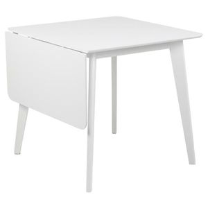 Jedálenský rozťahovací stôl Roxby 80/120 cm biely vyobraziť