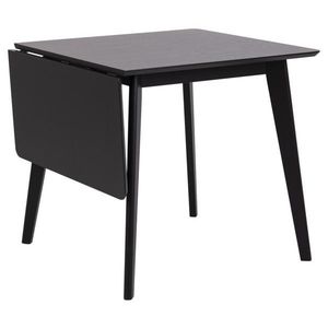 Jedálenský rozkladací stôl Roxby 80/120 cm čierny vyobraziť