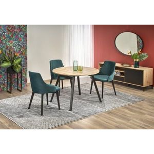 Jedálenský rozkladací stôl Ruden 102/142 cm dub artisan/čierny vyobraziť