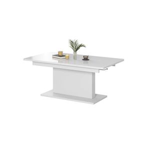 Jedálenský rozťahovací stôl Seti 126/167 cm biely vyobraziť