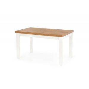 Jedálenský rozkladací stôl Tiaro 140/220 cm dub lancelot/biely vyobraziť