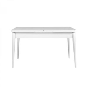 Jedálenský rozkladací stôl Vina 129/163 cm biely vyobraziť