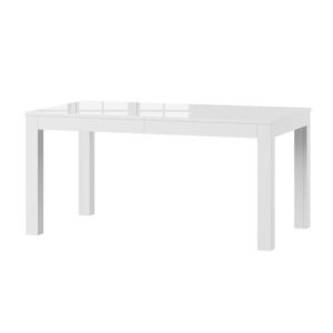 Jedálenský rozkladací stôl Wenus 160/300 cm biely lesk vyobraziť