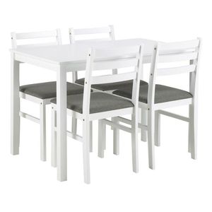 Jedálenský set Alicante sivý/biely vyobraziť