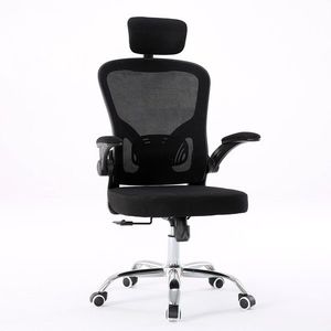 Ergonomická kancelárska stolička s bedrovou opierkou, opierkou hlavy, sivá vyobraziť
