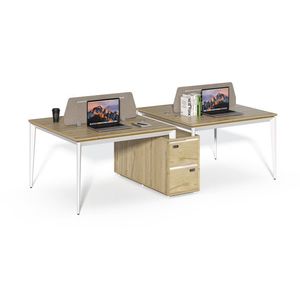 Kancelárska zostava pre 4 osoby Houseland Profit Max 05 2612 dub/biela vyobraziť