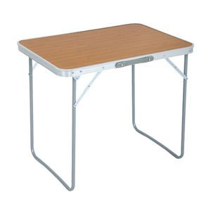 Kempingový stolík ARES 70x50 cm hnedý vyobraziť