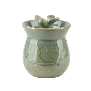 Keramická aroma lampa LOSKI 9 cm zelená vyobraziť