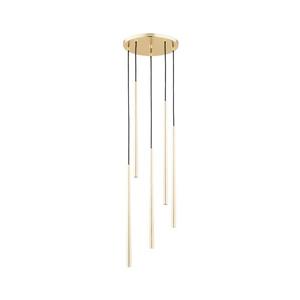Luster na lanku CARMEN 5xG9/40W/230V pr.30 cm zlatá 63144 vyobraziť