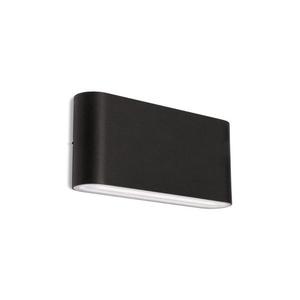 LED2 - LED Vonkajšie nástenné svietidlo FLAT 2xLED/5W/230V IP65 čierna LED2 5234854 vyobraziť