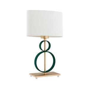 Argon 8317 - Stolná lampa PERSEO 1xE27/15W/230V 42 cm krémová/zelená 8317 vyobraziť