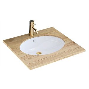 Keramické umývadlo zápustné Rea Nel White vyobraziť