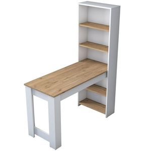 Kozmetický stolík Milano White and Walnut vyobraziť