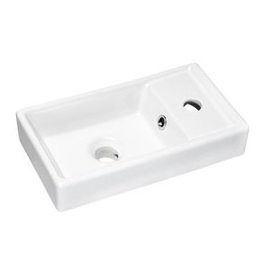 Keramické zapustené umývadlo Vedea 40 cm biele vyobraziť