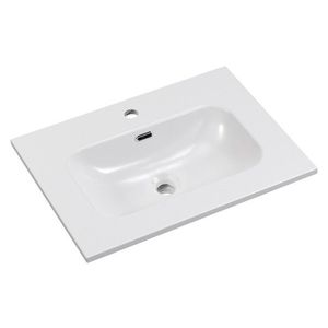 Keramické zápustné umývadlo Fly DP 60 cm biele vyobraziť