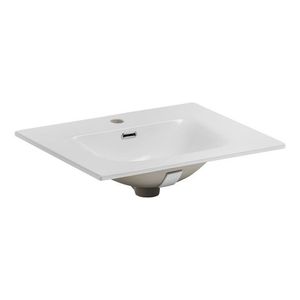 Keramické zápustné umývadlo Sky 61 cm biele vyobraziť