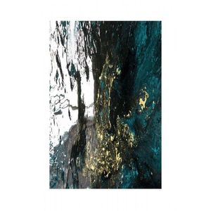 Koberec Dark Marble 80x200 cm modrý vyobraziť