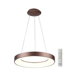 Azzardo - LED Stmievateľný luster na lanku SANTANA LED/50W/230V hnedá + DO vyobraziť