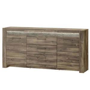 Komoda Belveder 46 178 cm s LED osvetlením dub Stirling vyobraziť