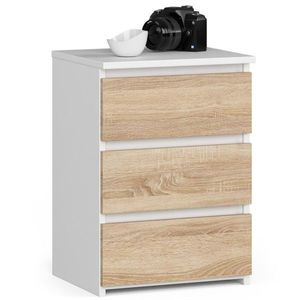 Komoda CL3 40 cm bílá/dub sonoma vyobraziť
