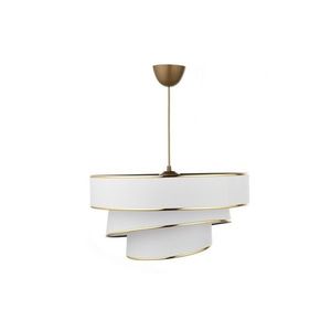 Závesný luster Couper - White, Gold vyobraziť