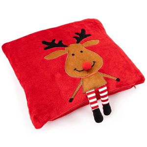 4Home Vianočná obliečka na vankúšik Happy Reindeer, 40 x 40 cm vyobraziť