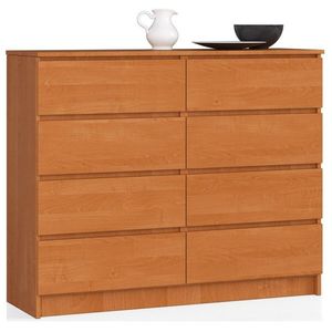 Komoda Kuba 120 cm 8 zásuviek jelša vyobraziť