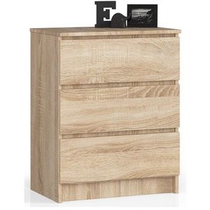 Komoda Kuba 60 cm - 3 zásuvky dub sonoma vyobraziť