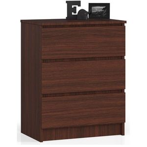 Komoda Kuba 60 cm - 3 zásuvky wenge vyobraziť