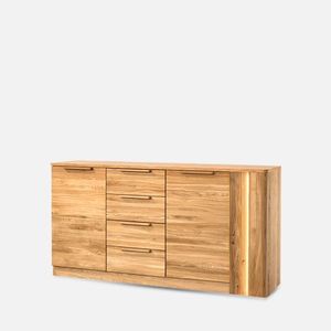 Komoda London 46 180 cm z masívu s LED osvetlením dub prírodný vyobraziť