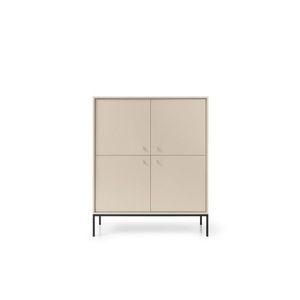 Komoda Mono II 104 cm béžová/čierna vyobraziť