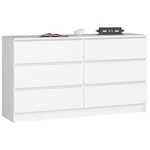 Komoda Rollo K 140 cm bílá matná vyobraziť