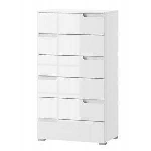 Komoda Selene 3 119 cm biela mat/lesk vyobraziť