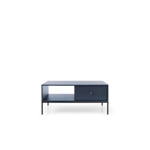 Konferenčný stolík Mono II 104 cm modrý/čierny vyobraziť