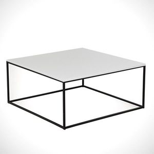 Konferenčný stolík Poly 75 cm biely II vyobraziť