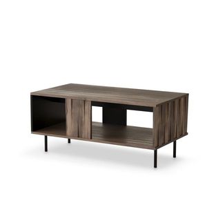 Konferenčný stolík Swing 100 cm orech/čierny vyobraziť