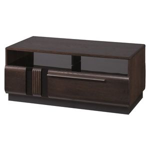 Konferenčný stôl Porti 41 110 cm z masívu dub čokoládový vyobraziť
